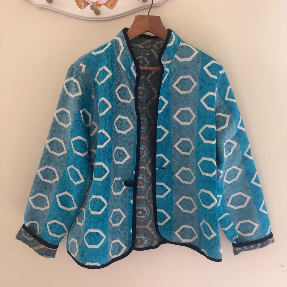 Trimdin reversible blazer jacket